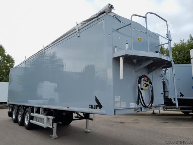 Puspiekabe ar staigājošo grīdu STAS farmSTAR 60,4 cbm
