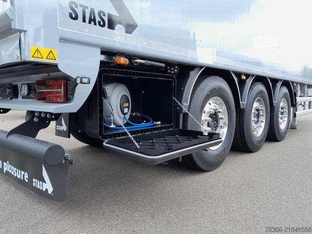 Puspiekabe ar staigājošo grīdu STAS farmSTAR 60,4 cbm