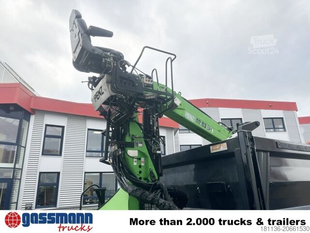 Sklápač Mercedes-Benz Actros 3341 K 6x4, Bormatik links, Heckkran Penz