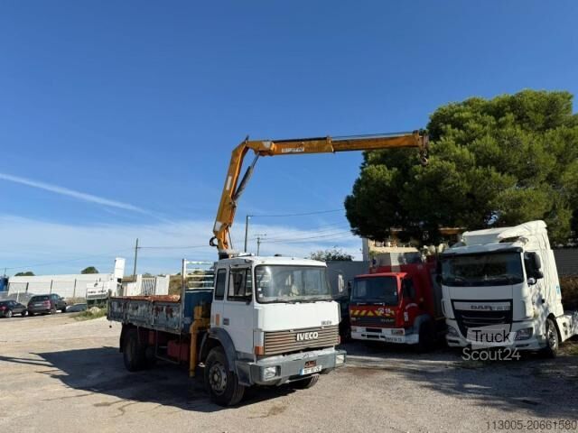 Camião porta-contentores de gancho Iveco UNIC 175-24 BI-BENNE GRUE