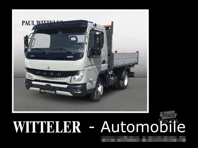 Kiepwagen bestelauto MITSUBISHI Canter 3C15 Dreiseitenkipper AHK 3,5t/Klima/grau