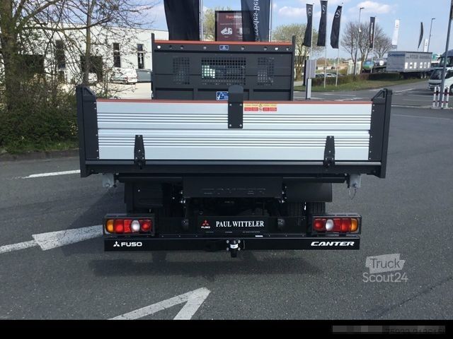 Kiepwagen bestelauto MITSUBISHI Canter 3C15 Dreiseitenkipper AHK 3,5t/Klima/grau