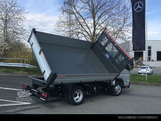 Transporter mit Kipper FUSO Canter 3C15 Dreiseitenkipper AHK 3,5t/Klima/grau