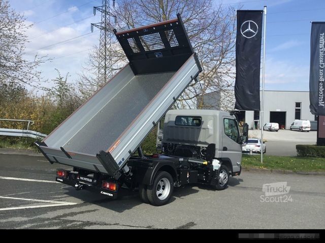 شاحنة نقل صغيرة قلاب MITSUBISHI Canter 3C15 Dreiseitenkipper AHK 3,5t/Klima/grau