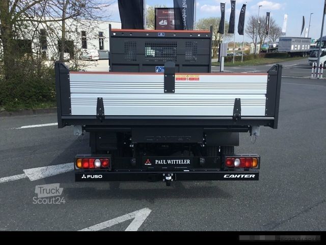 Kiepwagen bestelauto FUSO Canter 3C15 Dreiseitenkipper AHK 3,5t/Klima/grau
