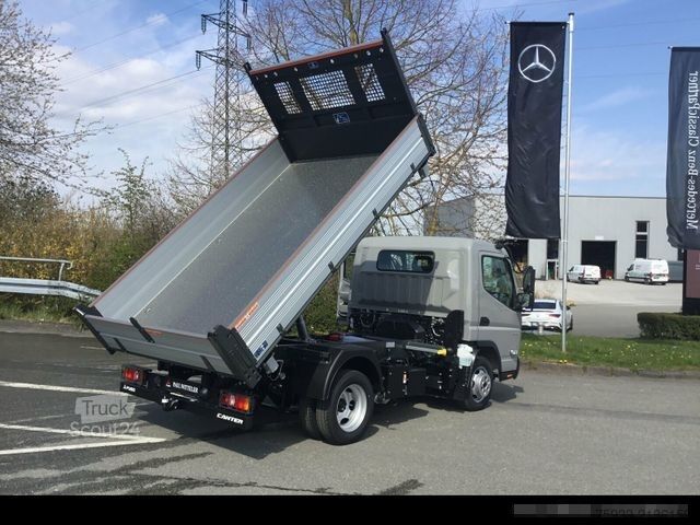 Transporter mit Kipper FUSO Canter 3C15 Dreiseitenkipper AHK 3,5t/Klima/grau