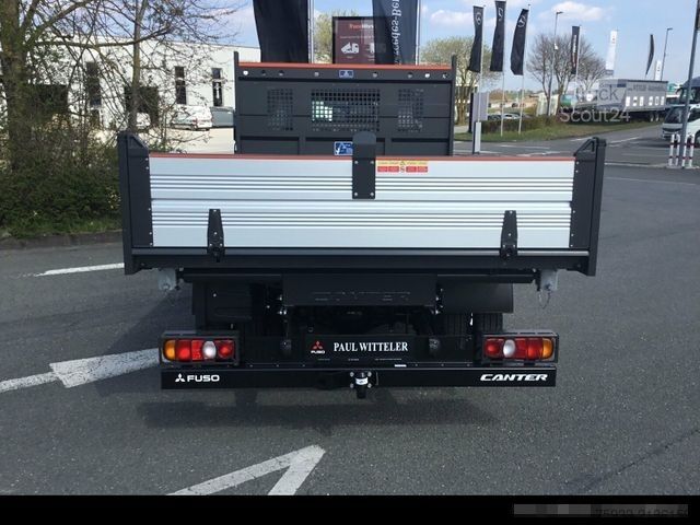 Kiepwagen bestelauto FUSO Canter 3C15 Dreiseitenkipper AHK 3,5t/Klima/grau