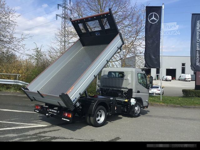 Transporter mit Kipper FUSO Canter 3C15 Dreiseitenkipper AHK 3,5t/Klima/grau