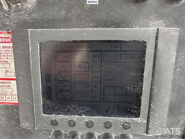 Murskain Sandvik UH440i Spindle. SEE VIDEO.