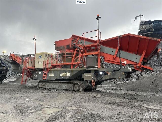 Nuolaužų smulkintuvas Sandvik UH440i Spindle. SEE VIDEO.