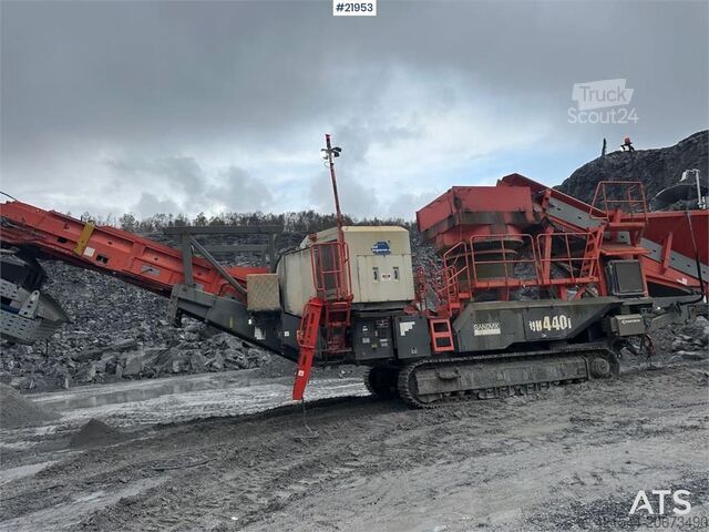 Nuolaužų smulkintuvas Sandvik UH440i Spindle. SEE VIDEO.