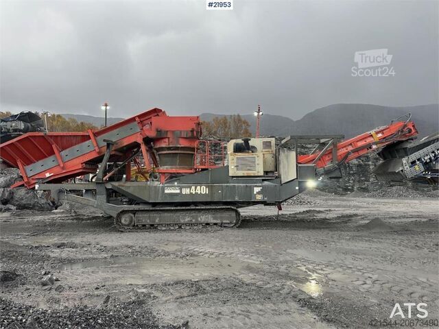 Nuolaužų smulkintuvas Sandvik UH440i Spindle. SEE VIDEO.