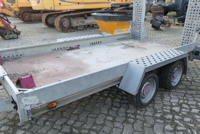 Žemagrindė platforma priekaba STEMA Stema BMAT, Rampen, Tandem, Verzinkt, 3.600mm