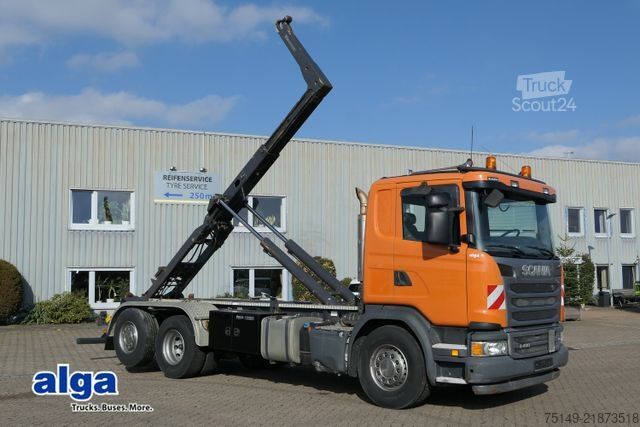Abrollkipper SCANIA G 490 6x2, Gerken GRK20/70D, Lenk-Lift, AHK, AC