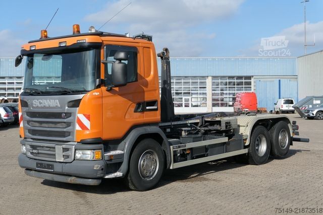 Abrollkipper SCANIA G 490 6x2, Gerken GRK20/70D, Lenk-Lift, AHK, AC