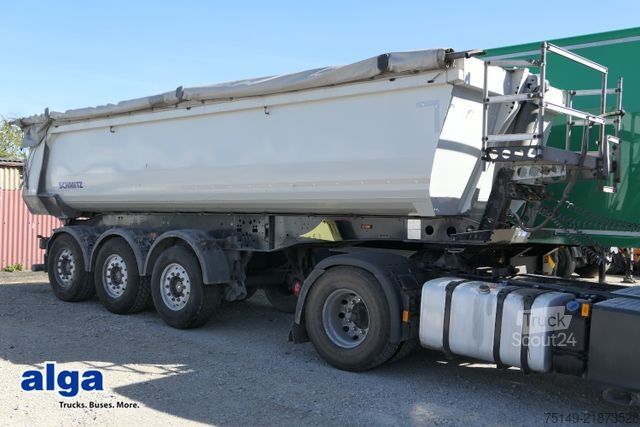 Savivartis puspriekabė SCHMITZ CARGOBULL SKI 24 SL 7.2, Stahl, 26m³, Rollplane, Luft-Lift