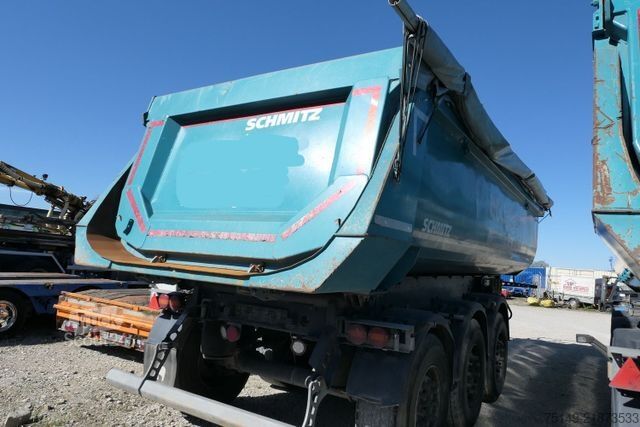 Savivartis puspriekabė SCHMITZ CARGOBULL SKI 24 SL 7.2, Stahl, 25m³, Rollplane, Luft-Lift