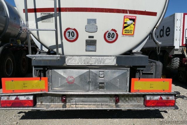 Cisterninė puspriekabė MENCI SA 105, Isoliert, 32m³, 4 Kammern, Luft-Lift,BPw