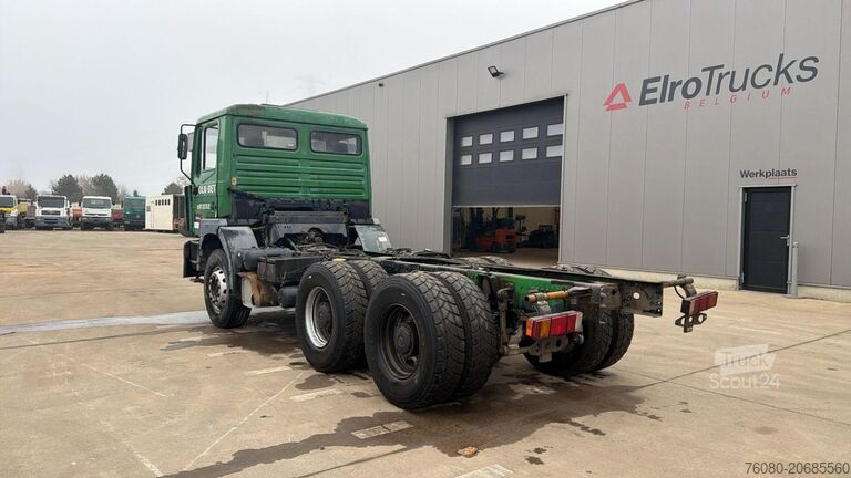 Alváz vezetőfülkével MAN 26.364 (STEEL SUSP. / LAMES / BIG AXLE / MANUAL...