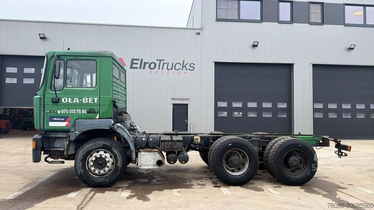 Alváz vezetőfülkével MAN 26.364 (STEEL SUSP. / LAMES / BIG AXLE / MANUAL...