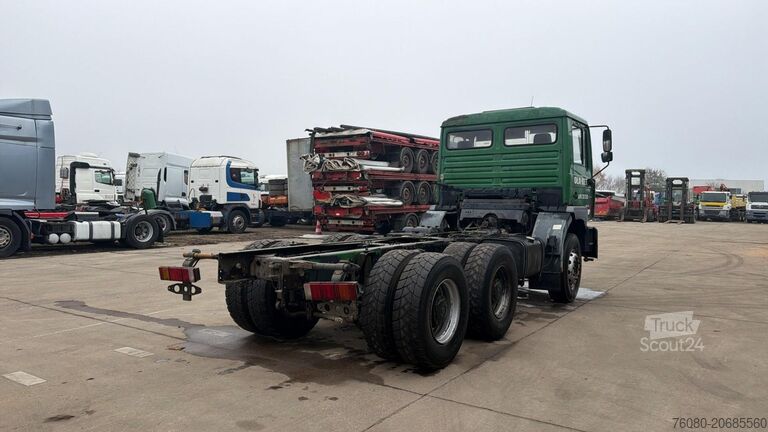 Alváz vezetőfülkével MAN 26.364 (STEEL SUSP. / LAMES / BIG AXLE / MANUAL...