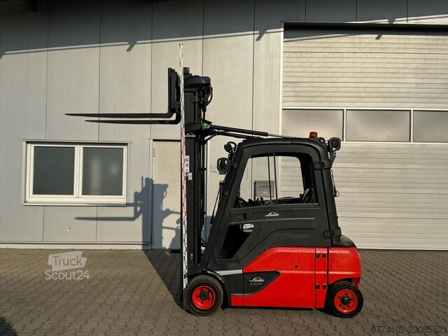 Elektrikli 4 tekerlekli Linde E20PL-386-02 + Ladegerät 3775 --EK