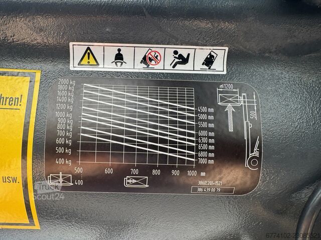 Elektrikli 4 tekerlekli Linde E20PL-386-02 + Ladegerät 3775 --EK