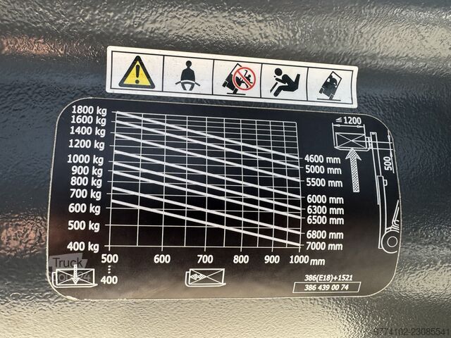 Электрический трехколесный погрузчик Linde E18  + Ladegerät NEU 4850--EK