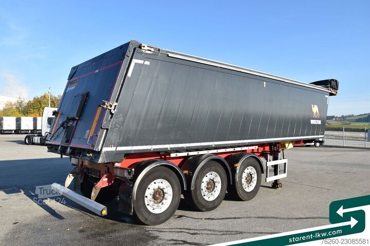 Semi-reboque basculante WIELTON 3-Achs Kipper 33m³ elektrisches Verdeck Alufelge