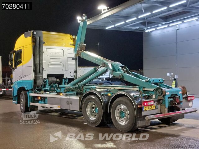 Containertransport (haakarmsysteem) Volvo FH 460 6X2 NL-Truck VDL S-21-6200 Lift+steering...