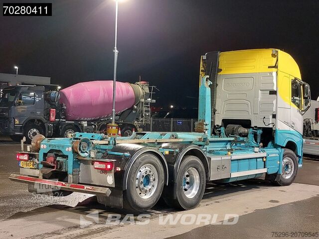 Containertransport (haakarmsysteem) Volvo FH 460 6X2 NL-Truck VDL S-21-6200 Lift+steering...
