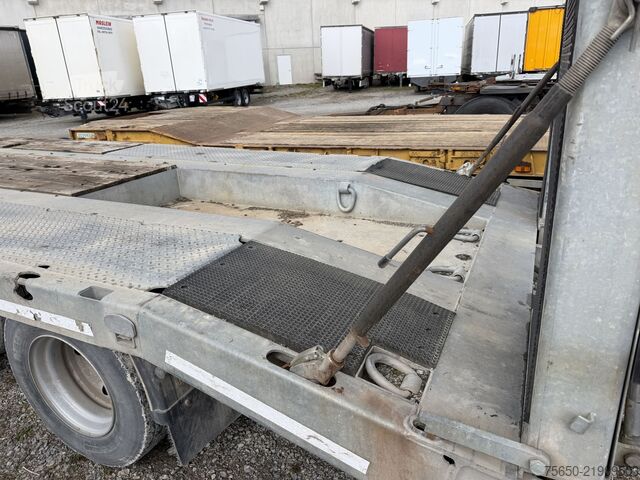 Tieflader Anhänger Möslein TA4 Schwebheim 4 Achs Tiefladeranhänger, Guter Zustand