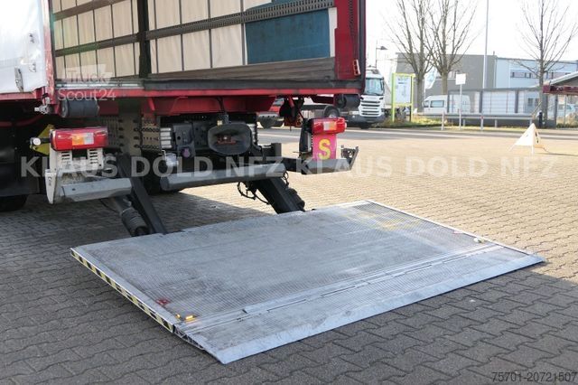 Tenteli düz yataklı kamyon RENAULT DWide 18.320 Pritsche Plane Vollluft XL-Tank LBW