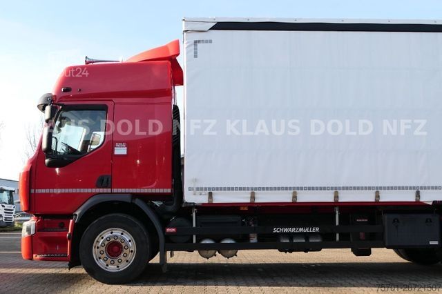 Tenteli düz yataklı kamyon RENAULT DWide 18.320 Pritsche Plane Vollluft XL-Tank LBW