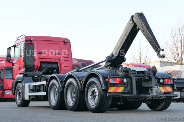 Camión portacontenedores de gancho MAN TGS 35.400 Abrollkipper 8x4 Lift-/Lenkachse