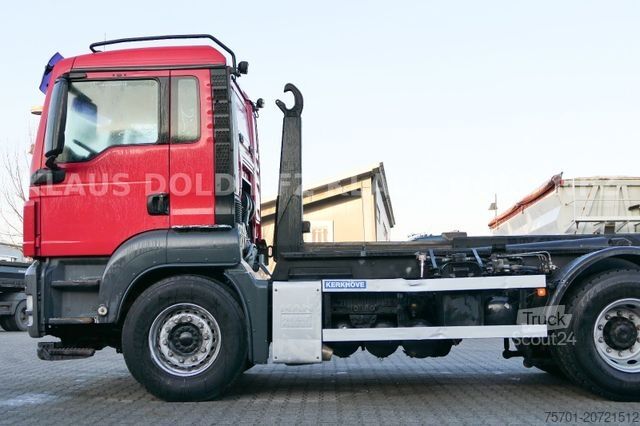 Camión portacontenedores de gancho MAN TGS 35.400 Abrollkipper 8x4 Lift-/Lenkachse