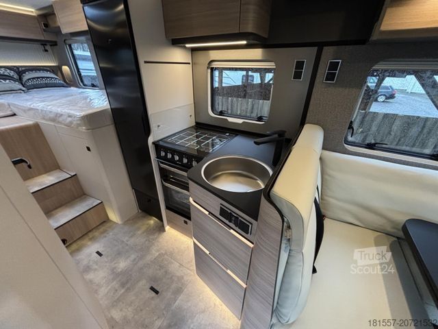 Caravana semiintegrada HYMER/ERIBA B-Klasse MC T 600 Hubbett, Alde, Autark, Leder