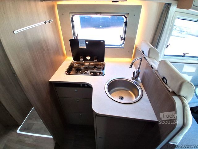 Puoliksi integroitu matkailuauto CARADO T 447 pro+ *Pakate: pro+/Basic/Style*Hub-Bett*