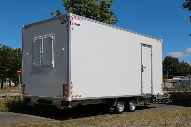 Remorque BLYSS ANGEBOT!Office 500 Bauwagen 520x230x230cm 2700kg