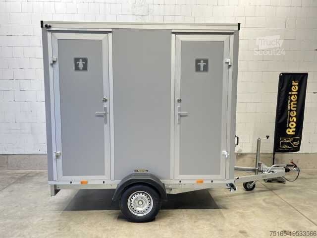 Trailer Rosemeier VE 1 Damen, 1 Herren, U SILVER Toilettenanhänger