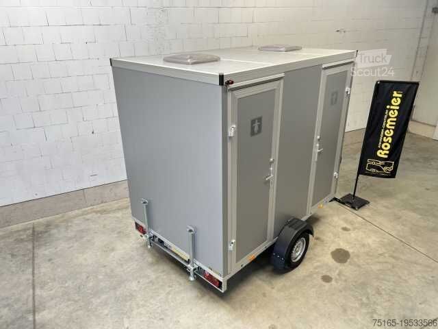 Trailer Rosemeier VE 1 Damen, 1 Herren, U SILVER Toilettenanhänger