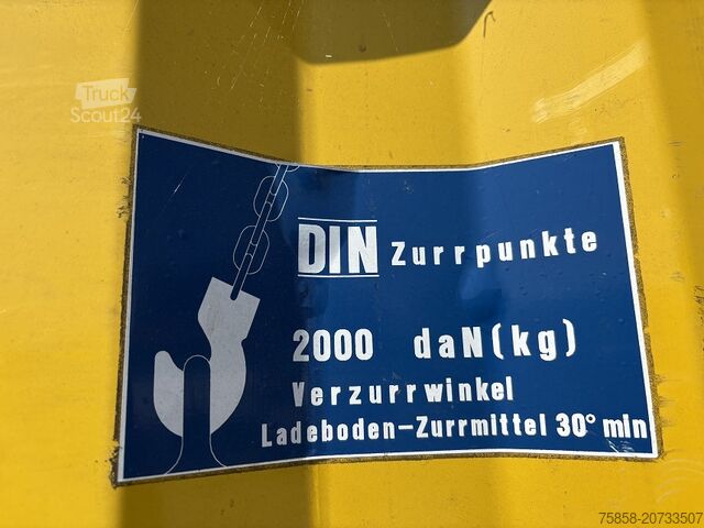 Размяна на отворено тяло Krone Baustoff Wechselbrücke 7,45m Türen