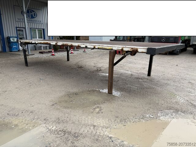 Размяна на отворено тяло Krone 7,82m Baustoff Brücken Zurringe Kranbar