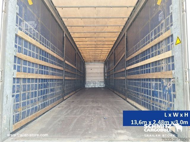 Отворено полуремарке с брезент Schmitz Cargobull Curtainsider Mega