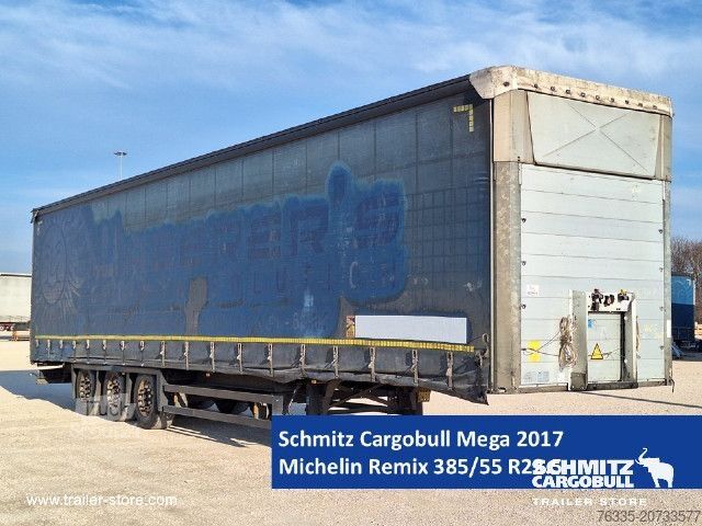 Отворено полуремарке с брезент Schmitz Cargobull Curtainsider Mega