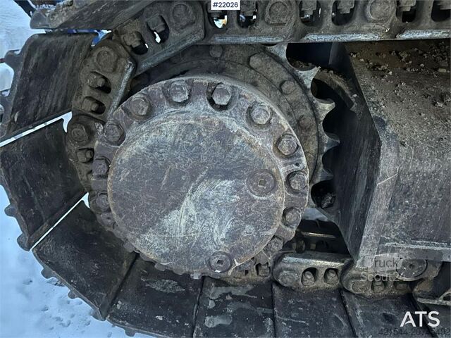 Paletli ekskavatör CAT 324E excavator with/ GPS and grading bucket. WATCH