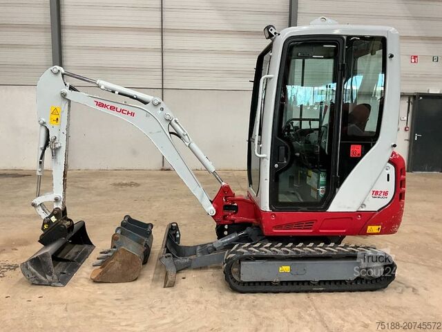 Minigraafmachine Takeuchi TB 216