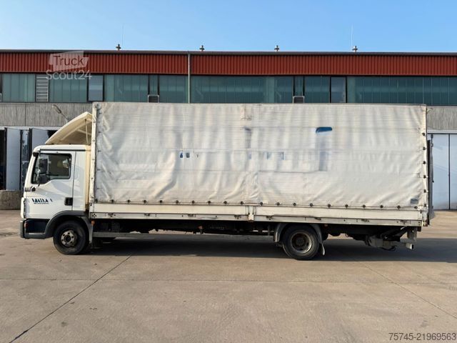 Valníkový nákladní automobil s plachtou MAN TGL 12.180 * MOTORSCHADEN * EURO 5 * LBW * 7 M L