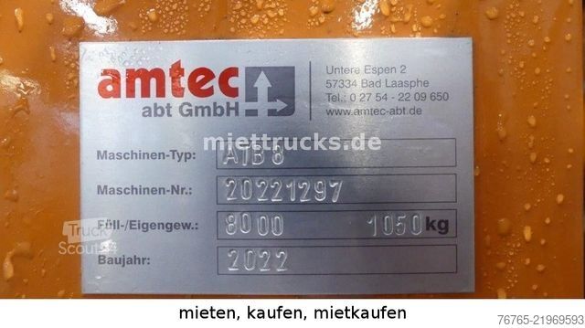 Postrojenje za mešanje asfalta AMTEC Amtec 8 t Thermo Box Mietkauf moglich