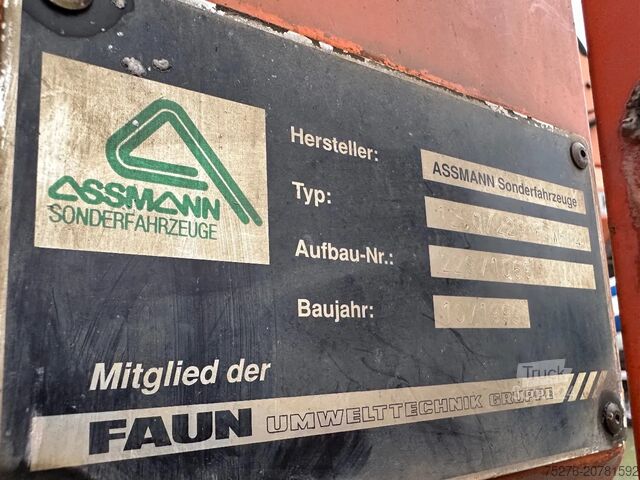 Véhicule aspirant Mercedes-Benz Actros 3340 6x6 Kanalreinigung + Wasserruckgewi...